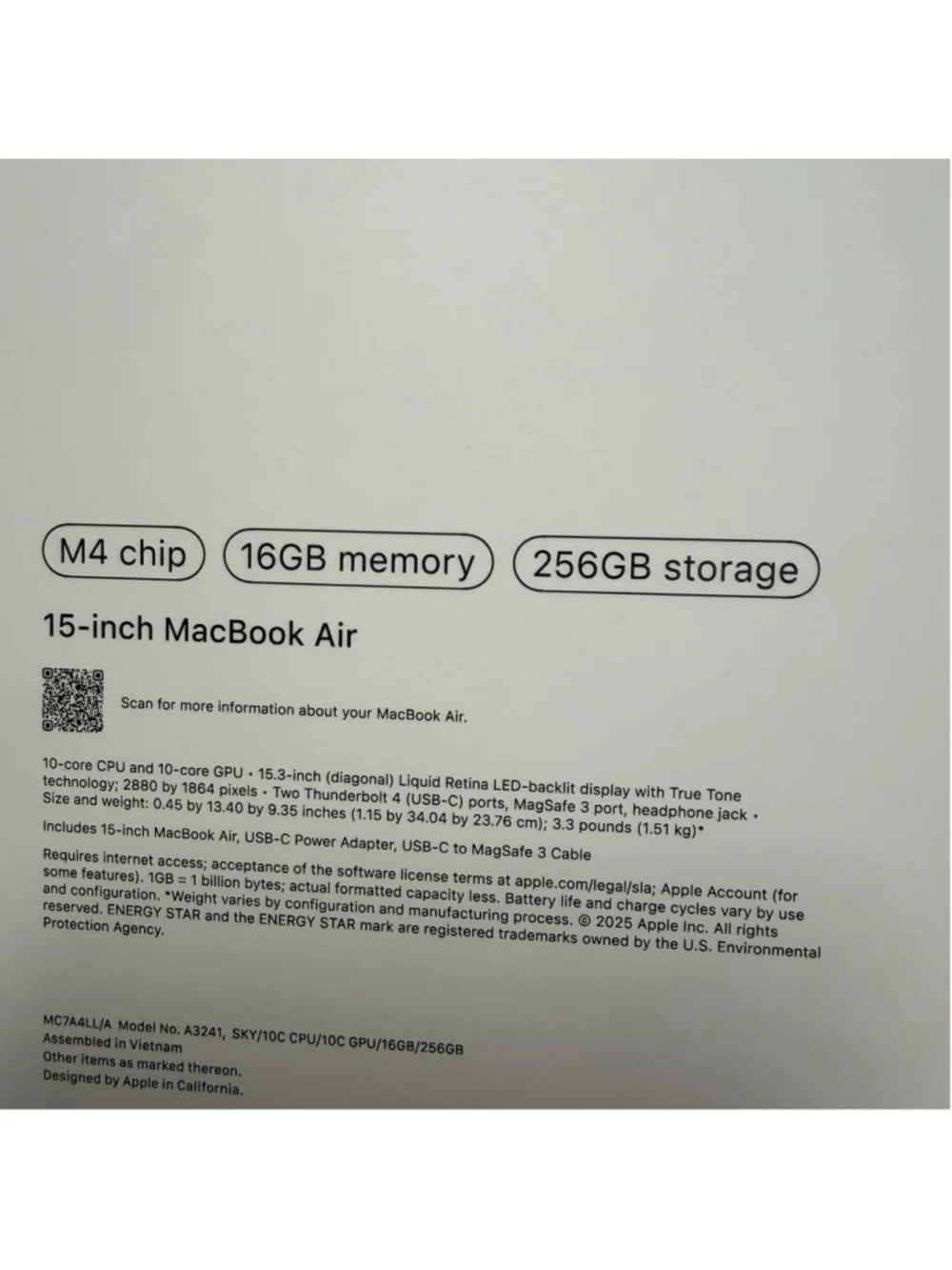 Apple 2025 macbook